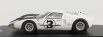 Spark-model Ford usa Gt40 Mkiv 7.0l V8 N 3 12h Sebring 1966 W.hansgen - M.donohue 1:43 Bílá Černá