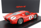 Spark-model Ford usa Gt40 Mkiv 7.0l V8 Team Shelby American Inc. N 1 Winner 24h Le Mans 1967 A.j.foyt - D.gurney - Con Vetrina - With Showcase - Special Box 1:18 Červená Bílá