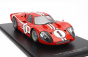 Spark-model Ford usa Gt40 Mkiv 7.0l V8 Team Shelby American Inc. N 1 Winner 24h Le Mans 1967 A.j.foyt - D.gurney - Con Vetrina - With Showcase - Special Box 1:18 Červená Bílá