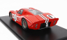 Spark-model Ford usa Gt40 Mkiv 7.0l V8 Team Shelby American Inc. N 1 Winner 24h Le Mans 1967 A.j.foyt - D.gurney - Con Vetrina - With Showcase - Special Box 1:18 Červená Bílá