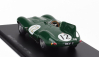 Spark-model Jaguar D-type 3.4l S6 Spider Team Jaguar Cars Ltd N 12 24h Le Mans 1954 Stirling Moss - Peter Walker 1:43 Zelená