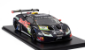 Spark-model Lamborghini Huracan Gt3 Evo2 5.2l V10 Team Abt N 27 24h Nurburgring 2024 Kelvin Van Der Linde - Marco Mapelli - Jordan Pepper 1:18 Modrá Žlutá Červená