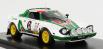Spark-model Lancia Stratos Hf Team Alitalia (night Version) N 6 2nd Rally Montecarlo 1976 Bjorn Waldegaard - Hans Thorszelius 1:43 Bílá Zelená Červená