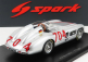 Spark-model Mercedes benz 300 Slr Spider N 704 Mille Miglia 1955 H.herrmann - H.eger 1:43 Silver