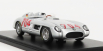 Spark-model Mercedes benz 300 Slr Spider N 704 Mille Miglia 1955 H.herrmann - H.eger 1:43 Silver