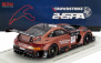 Spark-model Mercedes benz Amg Gt3 Evo 6.2l V8 Team Almanar Getspeed Racing N 777 Winner Gold Class 24h Spa 2024 Al Faisal Al Zubair - Dominik Baumann - Philip Ellis - Mikael Grenier 1:43 Hnědá Černá