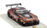 Spark-model Mercedes benz Amg Gt3 Evo 6.2l V8 Team Almanar Getspeed Racing N 777 Winner Gold Class 24h Spa 2024 Al Faisal Al Zubair - Dominik Baumann - Philip Ellis - Mikael Grenier 1:43 Hnědá Černá