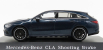 Spark-model Mercedes benz Cla-class Shooting Brake (x118) 2019 1:43 Denim Blue Met