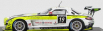 Spark-model Mercedes benz Sls Amg Gt3 N 19 19th 24h Spa 2012 O.morley - K.heyer - S.rosler - M.metzger 1:43 Bílá Žlutá