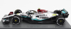 Spark-model Mercedes gp F1 W13e Team Mercedes-amg Petronas F1 N 44 2nd France Gp 2022 Lewis Hamilton 1:43 Stříbrná Zelená