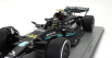 Spark-model Mercedes gp F1 W14 Team Mercedes-amg Petronas Formula One N 44 2nd Australian Gp 2023 Lewis Hamilton 1:18 Matt Black