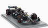 Spark-model Mercedes gp F1 W14 Team Mercedes-amg Petronas Formula One N 44 2nd Spain Gp 2023 Lewis Hamilton 1:43 Matt Black