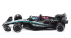 Spark-model Mercedes gp F1  W15 Eq Performance Team Amg Petronas Motorsport N 63 Winner Las Vegas Usa 2024 George Russell 1:64 Černá Stříbrná Zelená