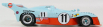 Spark-model Mirage Gr8 3.0l V8 Team Gulf Research Racing N 11 Winner 24h Le Mans 1975 Jacky Ickx - Derek Bell 1:18 Světle Modrá Oranžová