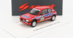 Spark-model Peugeot 205 1.6 Gti N 132 Rally Montecarlo 1986 Francois Delecour - Anne Chantal Pauwels 1:43 Red