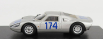 Spark-model Porsche 904 Gts N 174 4th Targa Florio 1965 J.bonnier - G.hill 1:43 Silver