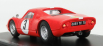 Spark-model Porsche 904 Gts N 3 Rally Des Routes Du Nord 1966 F.dumousseau - M.roques 1:43 Červená Bílá