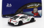 Spark-model Porsche 911 991-2 4.2l Team Porsche Gt N 91 Winner Lmgte Pro Class 24h Le Mans 2022 Gianmaria Bruni - Richard Lietz - Frederic Makowiecki 1:64 Bílá Šedá Červená