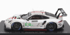 Spark-model Porsche 911 991-2 Rsr-19 4.2l Team Porsche Gt N 92 24h Le Mans 2022 M.christensen - K.estre - L.vanthoor 1:43 Bílá Šedá Červená