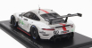 Spark-model Porsche 911 991-2 Rsr-19 4.2l Team Porsche Gt N 92 24h Le Mans 2022 M.christensen - K.estre - L.vanthoor 1:43 Bílá Šedá Červená