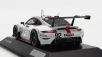 Spark-model Porsche 911 991-2 Rsr-19 4.2l Team Porsche Gt N 92 24h Le Mans 2022 Michael Christensen - Kevin Estre - Laurens Vanthoor 1:43 Bílá Šedá Červená