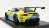 Spark-model Porsche 911 991 Rsr-19 4.2l Team Dempsey Proton Racing N 88 24h Le Mans 2022 F.poordad - M.root - J.heylen - Con Vetrina - With Showcase - Special Box 1:18 Žlutá Světle Modrá