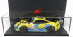 Spark-model Porsche 911 991 Rsr-19 4.2l Team Dempsey Proton Racing N 88 24h Le Mans 2022 F.poordad - M.root - J.heylen - Con Vetrina - With Showcase - Special Box 1:18 Žlutá Světle Modrá