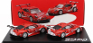 Spark-model Porsche 911 991 Rsr Team Porsche Gt Coca-cola N 911 Petit Le Mans 2019 P.pilet - N.tandy - F.makowiecki + N 912 Petit Le Mans 2018 E.bamber - L.vanthoor - M.jaminet 1:64 Červená Bílá