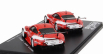 Spark-model Porsche 911 991 Rsr Team Porsche Gt Coca-cola N 911 Petit Le Mans 2019 P.pilet - N.tandy - F.makowiecki + N 912 Petit Le Mans 2018 E.bamber - L.vanthoor - M.jaminet 1:64 Červená Bílá