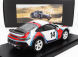 Spark-model Porsche 911 992 Coupe Martini Racing Livery N 14 Rally Dakar 2023 - Con Vetrina - With Showcase 1:18 Bílá Modrá Červená