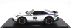 Spark-model Porsche 911 992 Coupe N 19 Rally Dakar Design 2022 - Con Vetrina - With Showcase 1:18 Bílá Modrá
