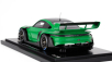 Spark-model Porsche 911 992 Gt3 R N 0 Racing Coupe 2023 - Con Vetrina - With Showcase 1:18 Zelená Černá