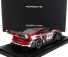 Spark-model Porsche 911 992 Gt3 R N 911 Racing Flacht Design Coupe 2021 - Con Vetrina - With Showcase 1:18 Bílá Šedá Červená