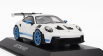 Spark-model Porsche 911 992 Gt3 Rs Iaa Monaco 2023 1:43 Bílá Modrá