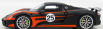 Spark-model Porsche 918 Spider N 25 Weissach Package 2013 1:18 Matná Černá Oranžová