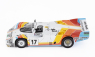 Spark-model Porsche 956 2.6l Twin Turbo Team Porsche Kremer Racing N 17 24h Le Mans 1984 Tiff Needell - David Sutherland - Rusty French 1:64 Bílá Červená Žlutá