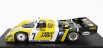 Spark-model Porsche 956l Turbo Team Newman Joest Racing N 7 Winner 24h Le Mans 1984 K.ludwig - H.pescarolo - S.johansson - Con Vetrina - With Showcase 1:18 Žlutá Černá