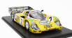 Spark-model Porsche 956l Turbo Team Newman Joest Racing N 7 Winner 24h Le Mans 1984 K.ludwig - H.pescarolo - S.johansson - Con Vetrina - With Showcase 1:18 Žlutá Černá