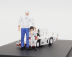 Spark-model Porsche Pedal Car - Type 935 936/81 N 11 Winner 24h Le Mans 1981 - Little Big Mans - With Figures 1:43 Bílá