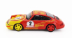 Spark-model Porsche Set 2x 911 964 N 1 Carrera Cup Shell Pirelli 1991 W.kaufmann + N 2 Carrera Cup Shell Trophy 1991 1:64 Žlutá Červená Černá