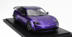 Spark-model Porsche Taycan Turbo Gt (j1.2) Weissach Package 2024 - Con Vetrina - With Showcase 1:18 Purple Sky Met