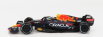 Spark-model Red bull F1  Rb18 Team Oracle Red Bull Racing N 1 Season World Champion 2022 Max Verstappen 1:64 Matná Modrá Žlutá Červená