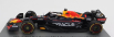 Spark-model Red bull F1  Rb18 Team Oracle Red Bull Racing N 1 Winner Belgium Gp World Champion 2022 Max Verstappen 1:43 Matná Modrá Žlutá Červená