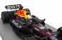 Spark-model Red bull F1  Rb18 Team Oracle Red Bull Racing N 1 World Champion Winner Japan Gp With Pit Board 2022 Max Verstappen 1:12 Matná Modrá Žlutá Červená
