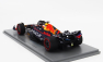 Spark-model Red bull F1  Rb19 Team Oracle Red Bull Racing N 1 World Champion (40th Career Victory) Winner Spain Gp 2023 Max Verstappen 1:18 Matt Blue