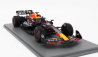 Spark-model Red bull F1  Rb19 Team Oracle Red Bull Racing N 1 World Champion Winner Monaco Gp 2023 Max Verstappen 1:18 Matt Blue
