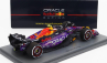 Spark-model Red bull F1  Rb19 Team Oracle Red Bull Racing N 11 3rd Las Vegas Usa Gp 2023 Sergio Perez 1:43 Fialová Žlutá Červená