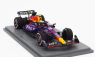 Spark-model Red bull F1  Rb19 Team Oracle Red Bull Racing N 11 3rd Las Vegas Usa Gp 2023 Sergio Perez 1:43 Fialová Žlutá Červená