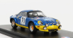 Spark-model Renault Alpine A110 1600s N 71 Winner Rally Criterium Des Cevennes 1971 B.darniche - A.mahe 1:43 Modrá Se Setkala Se Žlutou