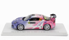 Spark-model Renault Alpine A110 Rgt Team Code Racing Development N 62 Rgt Rally Montecarlo 2024 Christophe Berard - Christophe Bernabo 1:43 Modrá Bílá Růžová